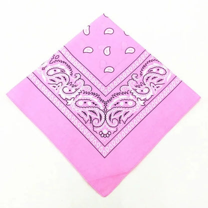 Unisex Men Women Bandana Hairband Cowboy Mens Biker Sports Headwear Wrist Hairwrap Single Sided Head Wrap Scarf Paisley - World Bazaar Life