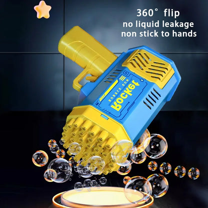 40 Hole Kids Bubble Gun – Electric Outdoor Toy (No Bubble Liquid)