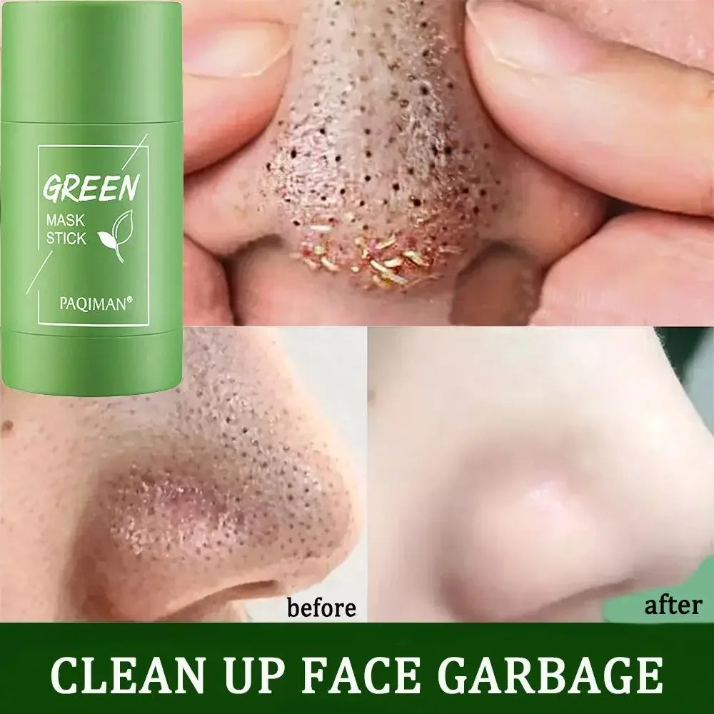 Green Tea Purifying Mask Stick - Deep Cleansing, Oil Control & Moisturizing.