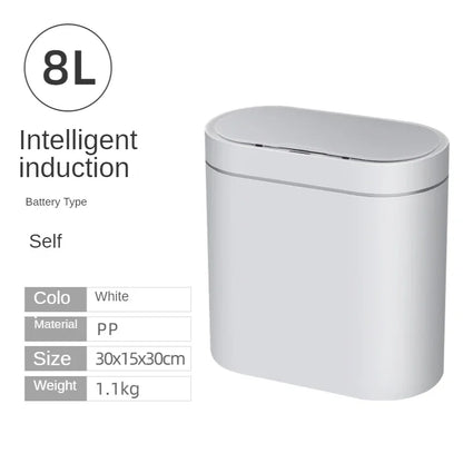 7L Smart Sensor Trash Can – Automatic Touchless Kitchen & Bathroom Bin