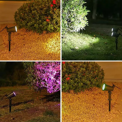 Solar LED Spotlight 9LED Outdoor Adjustable Landscape Light - World Bazaar Life