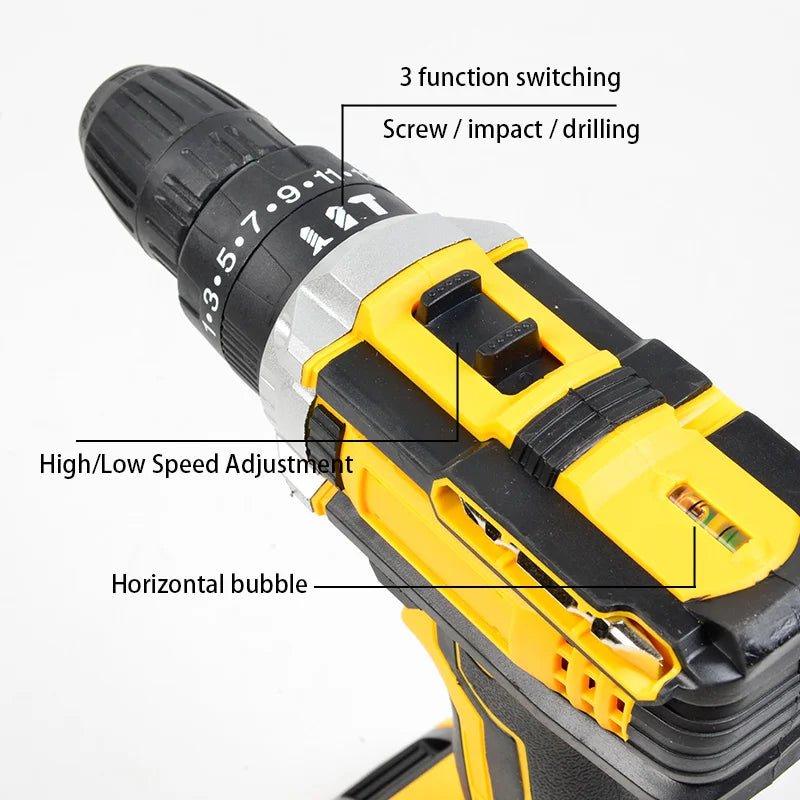 20V Electric Power Drill Kit for Home Repair & Maintenance Tools - World Bazaar Life