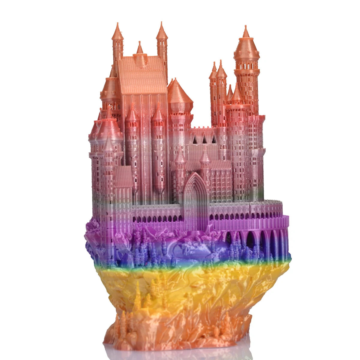 ERYONE Mini Rainbow PLA Filament 1KG - 1.75mm, ±0.03mm Tolerance, Top-Rated 3D Printing Material for All Printers