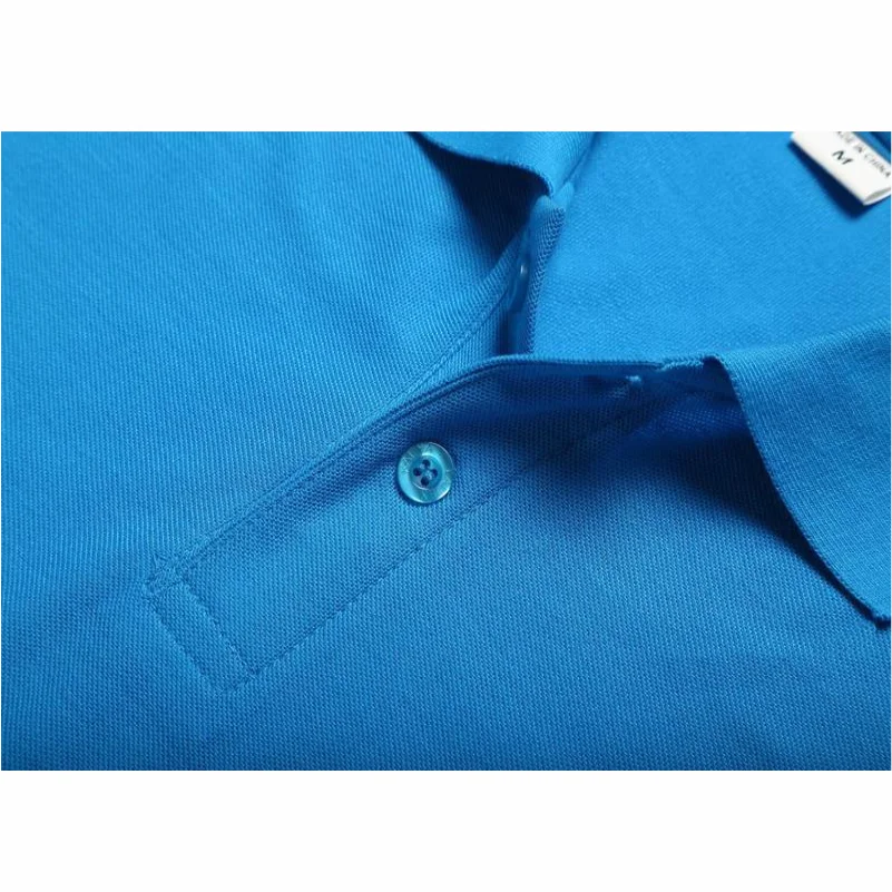 Summer Top New Lapel  Solid Color Shirt Short Sleeve Casual Business Fashion Breathable And Comfortable Polo Shirt Group Uniform-World Bazaar Life