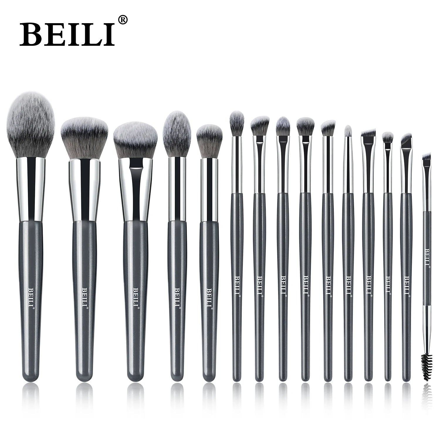 BEILI 9/15/30Pcs Pro Makeup Brushes Suitable for Foundation Powder Concealer Eyeshadow Eyebrow Eyelashes Eyeliner Brush Set-World Bazaar Life
