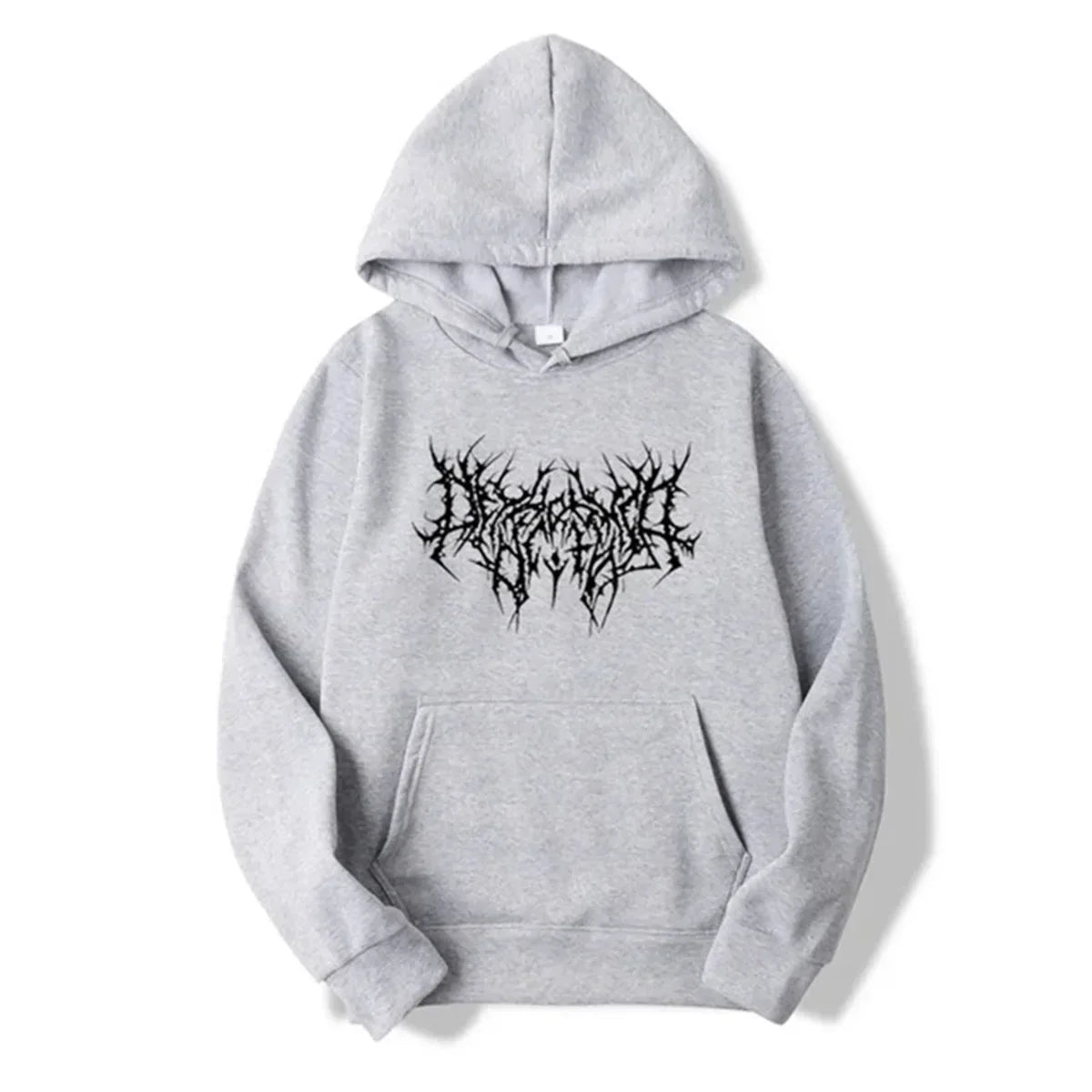 Hoodie Men Graphic Print Hoodies American Retro Personality Streetwear Casual Hooded Sweatshirt Men's Clothing
