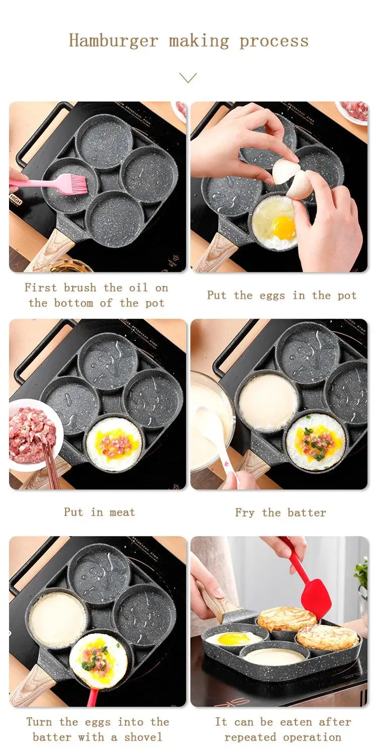 4-hole Omelet Pan VIP-World Bazaar Life