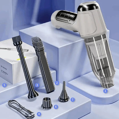 Car Vacuum Cleaner Strong Suction Cleaning Mini Machine Wireless Portable Handhled Blower Machine Air Duster for Home Appliances - World Bazaar Life
