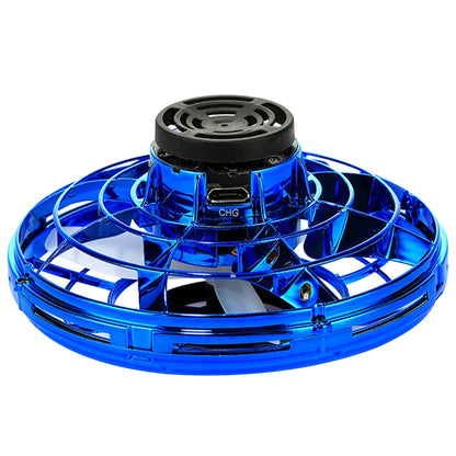 Helicopter Spinner Toy 360° Rotating Flying Fingertip Spinners 100mAh with LED Lights for Adult Kids Decompression Toy