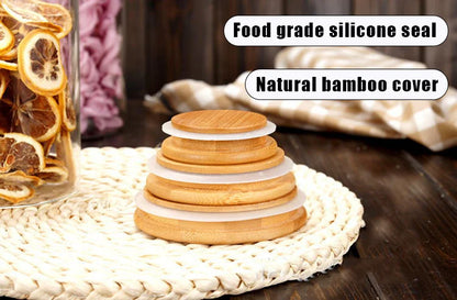 Glass Cereal Storage Jars – Sealed Kitchen Food Containers-World Bazaar Life