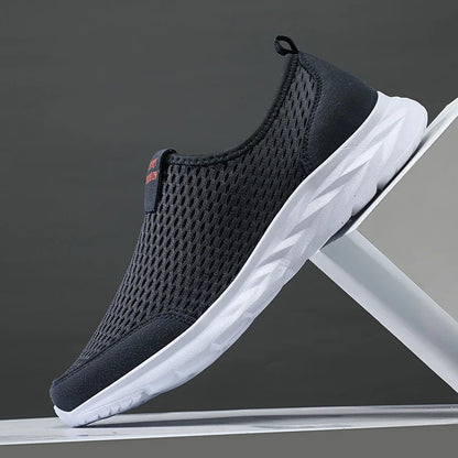 YRZL Men's Breathable Mesh Sneakers - Lightweight & Non-Slip