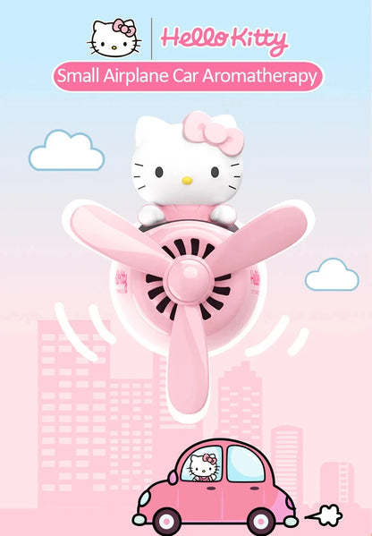 Sanrio Accesiories Hello Kitty Car Small Plane Fragrance Car Decoration Accessories Kawaii Outlet Air Freshener New Hot Sale-World Bazaar Life