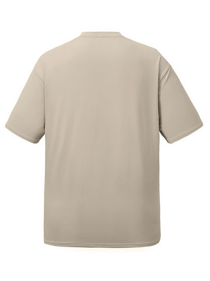 TOQUCL Men's T-Shirt Short Sleeve Crew Neck Print Top in Sports for Spring / Summer Casual Wear