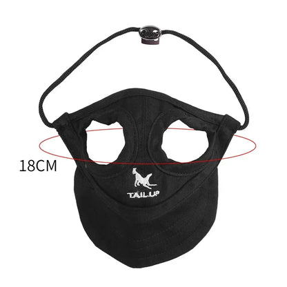 Small Puppy Pets Summer Solid Color Cap Dog Baseball Visor Hat Outdoor Accessories Sun Bonnet Travelhelmet-World Bazaar Life