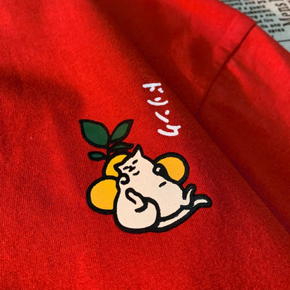 Cute Japanese Cat Print Oversized T-shirt men Women Short Sleeve Loose Casual Tee Shirt Streetwear Tops Cotton Harajuku Clothing-World Bazaar Life