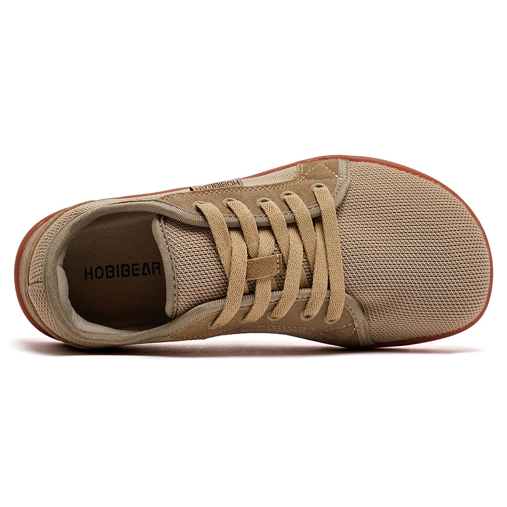 HOBIBEAR Wide Barefoot Shoes for Unisex Outdoor Running Zero Drop Casual Sneaker Minimalist Shoes