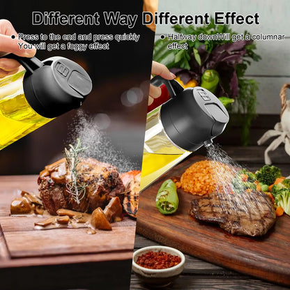 2in1 Olivenölspender &amp; Sprühflasche 500ml zum Kochen &amp; Grillen