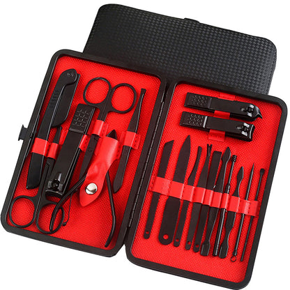 Pro Nail Care Kit – Clippers, Pliers, Knife & Ear Spoon