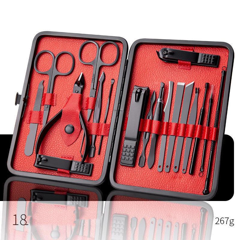 Pro Nail Care Kit – Clippers, Pliers, Knife & Ear Spoon