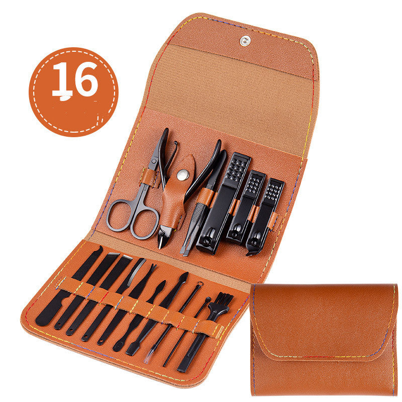 Pro Nail Care Kit – Clippers, Pliers, Knife & Ear Spoon