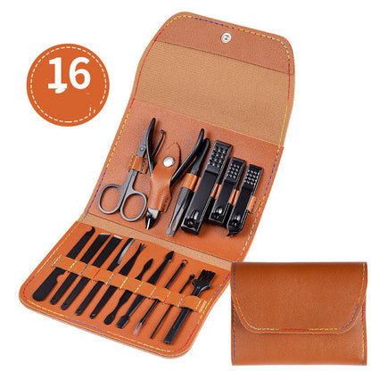 Pro Nail Care Kit – Clippers, Pliers, Knife & Ear Spoon