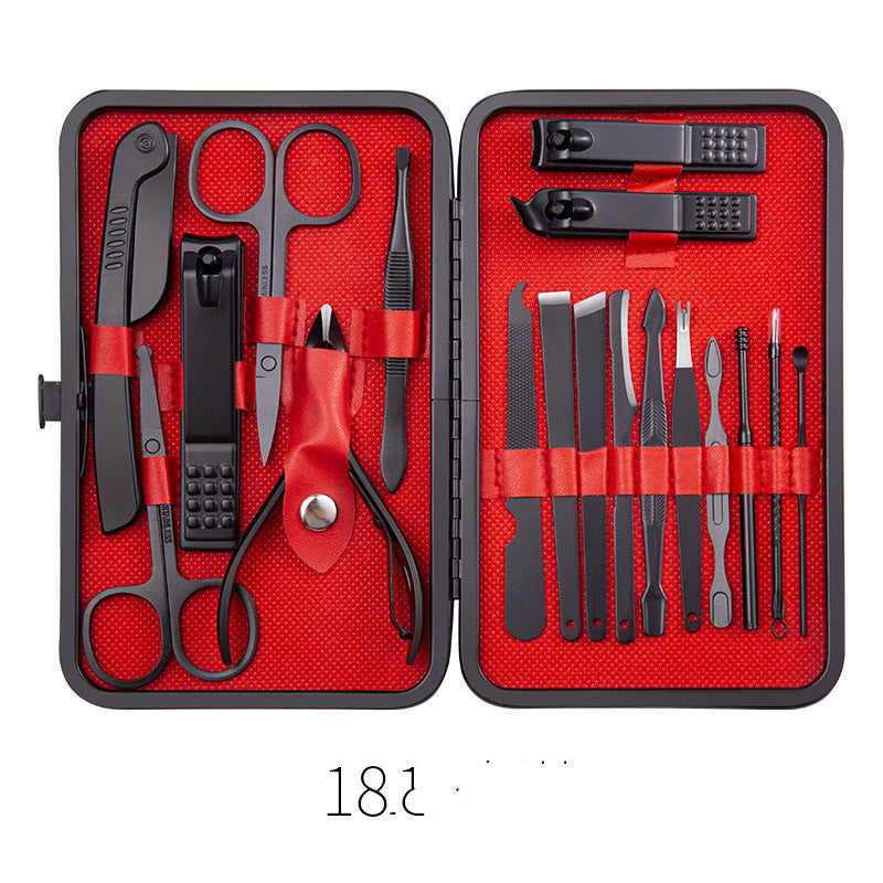 Pro Nail Care Kit – Clippers, Pliers, Knife & Ear Spoon