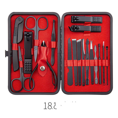 Pro Nail Care Kit – Clippers, Pliers, Knife & Ear Spoon