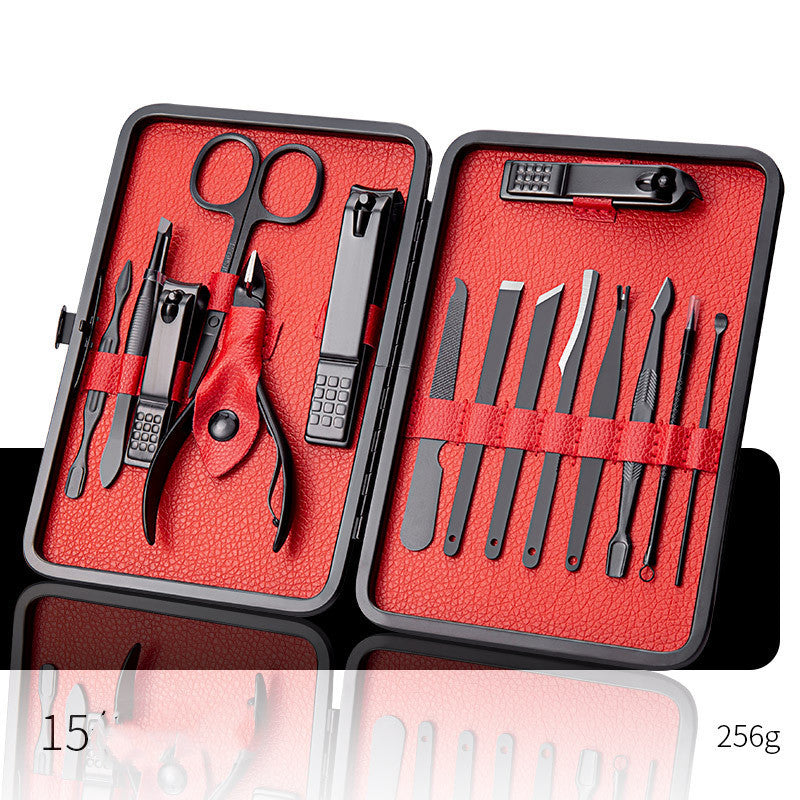 Pro Nail Care Kit – Clippers, Pliers, Knife & Ear Spoon
