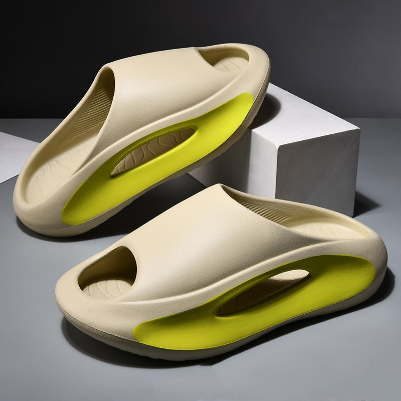 Ins Slippers Women Men Peep Toe Slipper Summer Hollow Unisex Sports Beach Shoes-World Bazaar Life