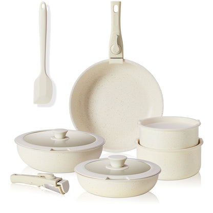 12 POTS And Pans Set, Non-stick Kitchen Cookware Set - Fast Shipping