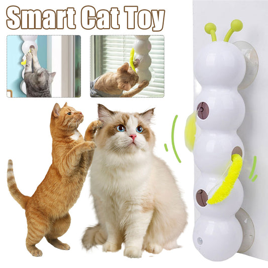Automatic Teasing Cat Toy with Motion Tail – USB Rechargeable