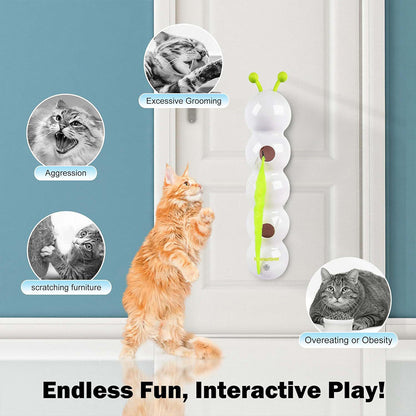Automatic Teasing Cat Toy with Motion Tail – USB Rechargeable