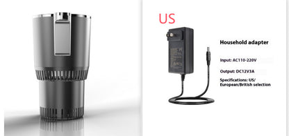 12V Car Cup Holder – Heat & Cool Drinks with Temp Display