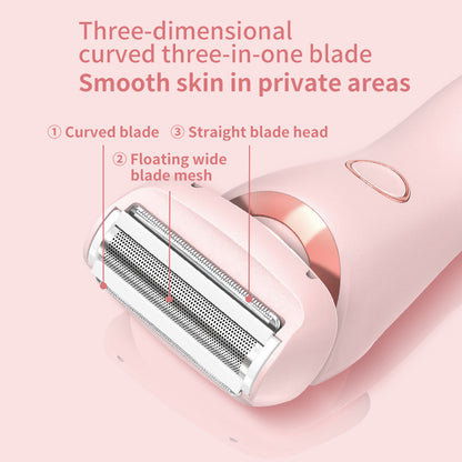 2-in-1 Rechargeable Epilator & Trimmer for Face, Body & Bikini