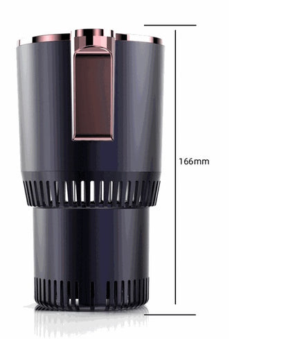 12V Car Cup Holder – Heat & Cool Drinks with Temp Display