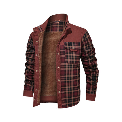 Men's Wool Thick Coat Jacket - World Bazaar Life