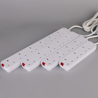 Power Strip With Extension Cable 13A British Standard