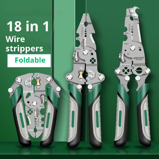 Foldable Wire Stripper Multifunctional Pulley Design.