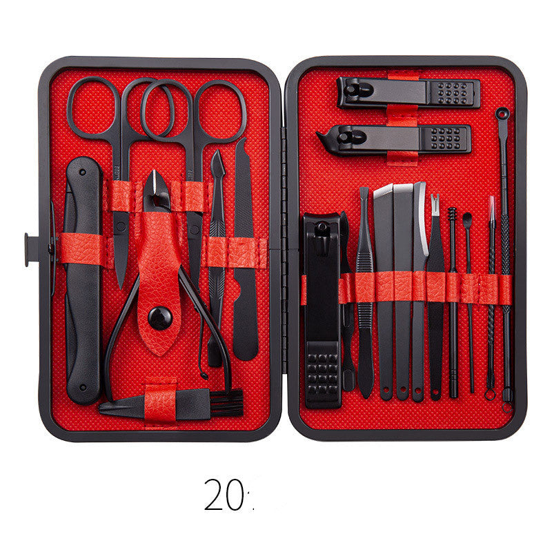 Pro Nail Care Kit – Clippers, Pliers, Knife & Ear Spoon
