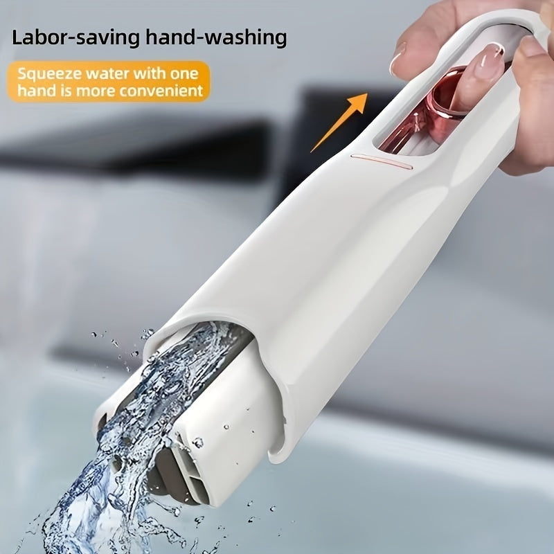 Portable Self-Squeeze Mini Mop – No-Hand Wash, Multi-Surface Cleaner