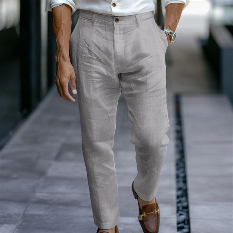 Men's Linen Casual Pants