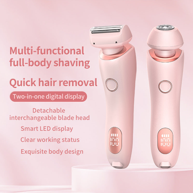 2-in-1 Rechargeable Epilator & Trimmer for Face, Body & Bikini