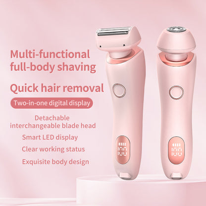 2-in-1 Rechargeable Epilator & Trimmer for Face, Body & Bikini