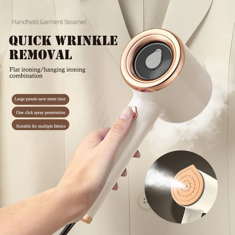 Portable Clothes Steamer – Travel & Home Use, US Plug
