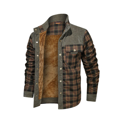 Men's Wool Thick Coat Jacket - World Bazaar Life