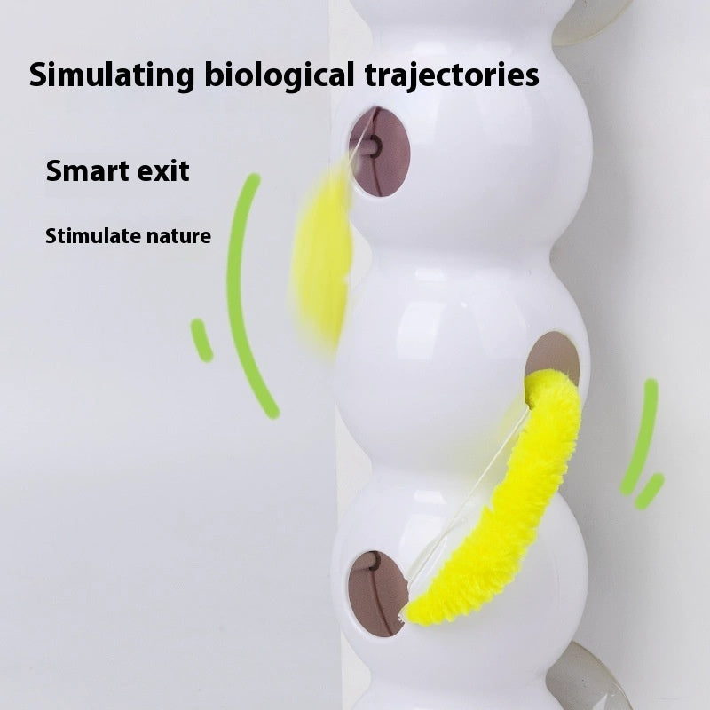 Automatic Teasing Cat Toy with Motion Tail – USB Rechargeable