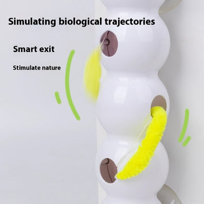 Automatic Teasing Cat Toy with Motion Tail – USB Rechargeable