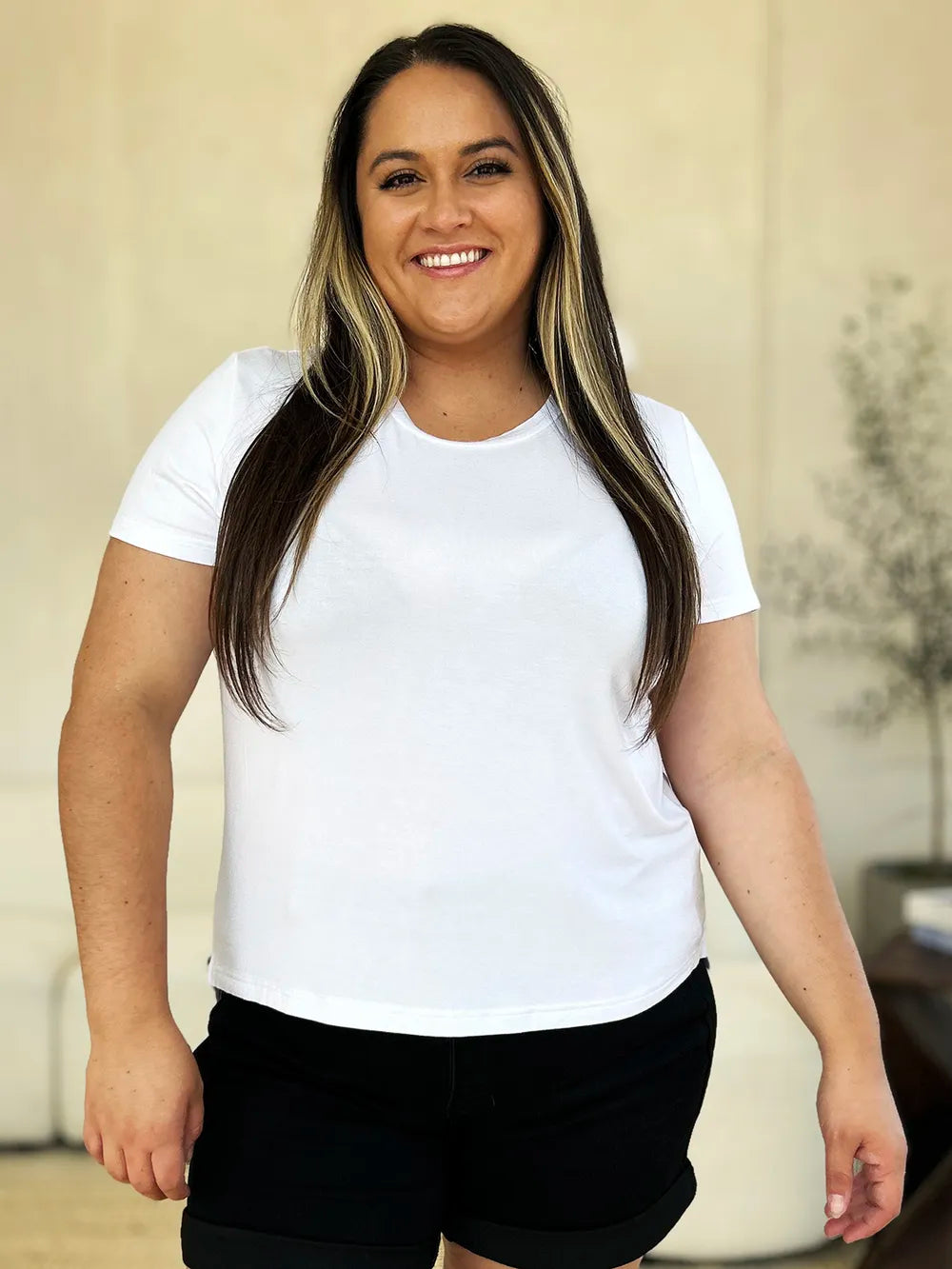 Basic Bae Full Size Round Neck Short Sleeve T-Shirt-World Bazaar Life