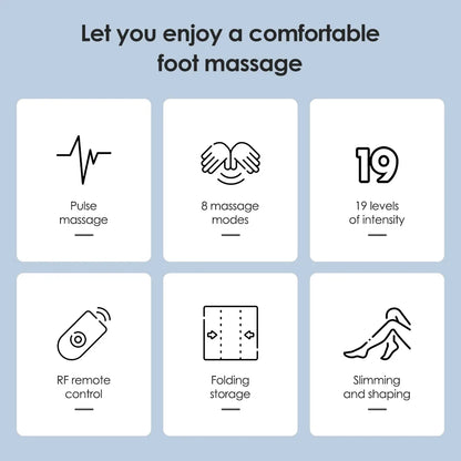 Electric Rechargeable Foot Massage Pad with Soothing Heat Therapy.