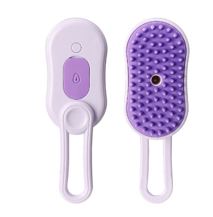 3-in-1 Electric Cat & Dog Steam Brush – Pet Grooming & Hair Removal - World Bazaar Life